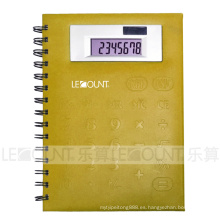 Calculadora de portátil de tamaño mediano de 8 dígitos con cubierta frontal de PVC (LC563B)